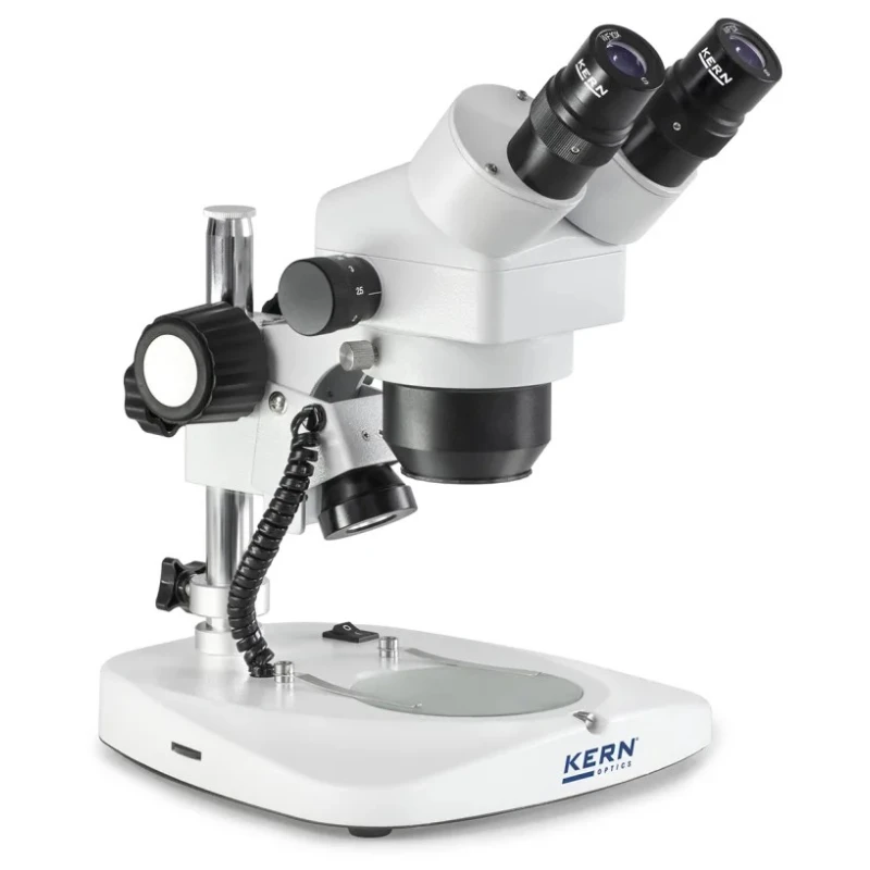 Kern Stereo Zoom Microscope 0.75 to 3.6X Magnification LED Illuminated Optical OZL 445