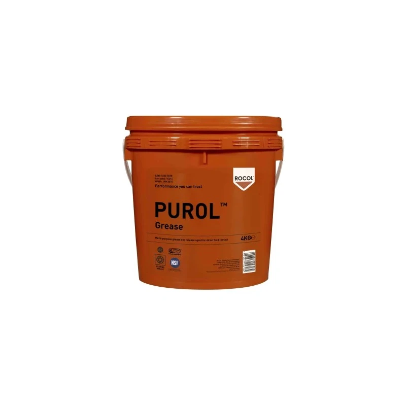 Rocol 4 kg Purol Multi-Functional Grease for Clean Environment, Food and Industrial Applications 15616