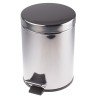 RS PRO 5L Silver Pedal Stainless Steel Waste Bin 898-8311