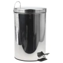 RS PRO 12L Silver Pedal Stainless Steel Waste Bin Model 898-8315
