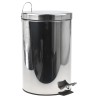 RS PRO 12L Silver Pedal Stainless Steel Waste Bin Model 898-8315
