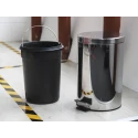 RS PRO 12L Silver Pedal Stainless Steel Waste Bin Model 898-8315