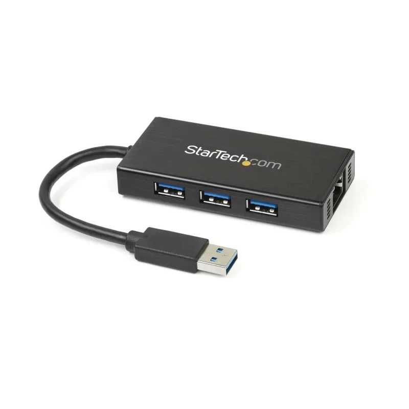 StarTech.com 3 Port USB 3.0 USB Hub, AC Adapter Powered, 87 mm x 43 mm x 14 mm ST3300GU3B