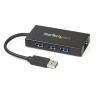 StarTech.com 3 Port USB 3.0 USB Hub, AC Adapter Powered, 87 mm x 43 mm x 14 mm ST3300GU3B