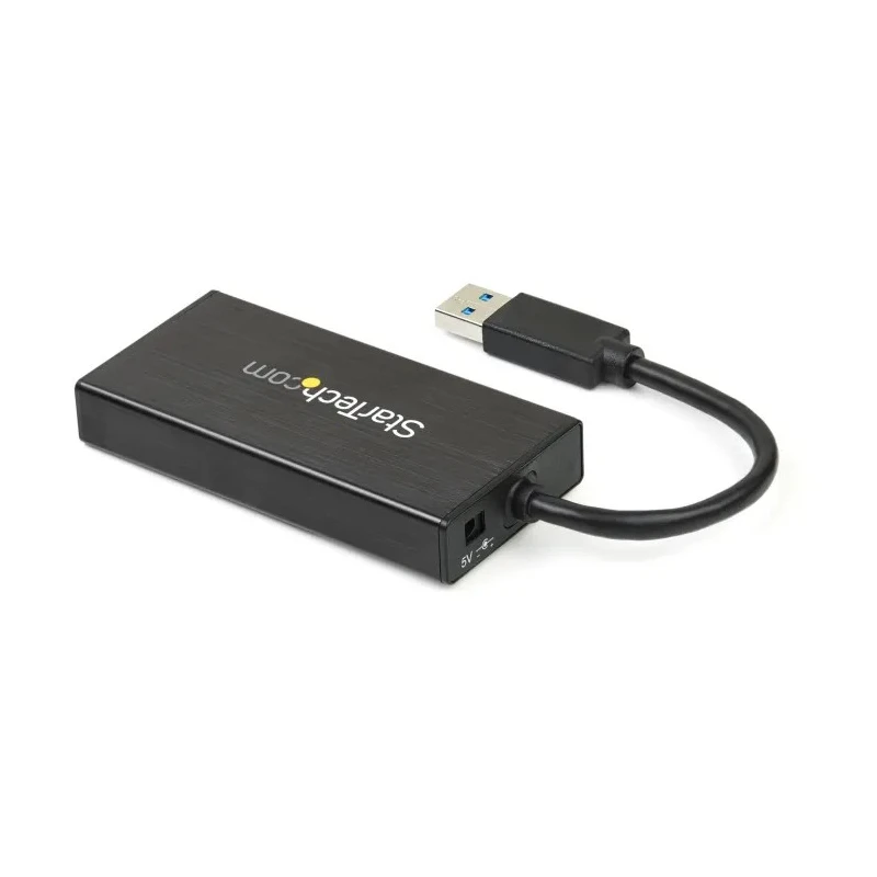 StarTech.com 3 Port USB 3.0 USB Hub, AC Adapter Powered, 87 mm x 43 mm x 14 mm ST3300GU3B