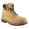 CAT Holton Honey Steel Toe Capped Men's Safety Boots Size UK 10 EU 44 Heat Resistant SRC Slip Resistant Rubber Sole P708215