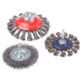 RS PRO Steel Twist Knot Crimped Abrasive Brush 75 mm Diameter 901-0609