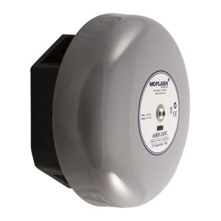Moflash Electronic Bell Surface, IP66, DC 12V, 1-Tone 106 dB @ 1m A6BM-12DC