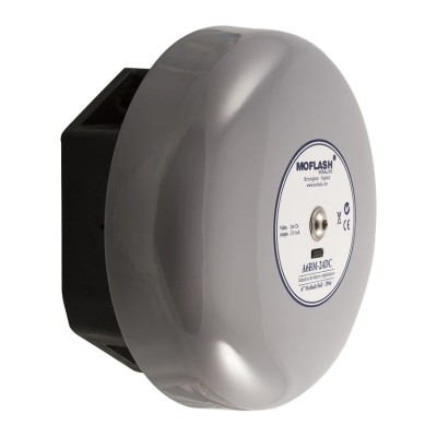 Moflash Electronic Bell Surface, IP66, DC 12V, 1-Tone 106 dB @ 1m A6BM-12DC