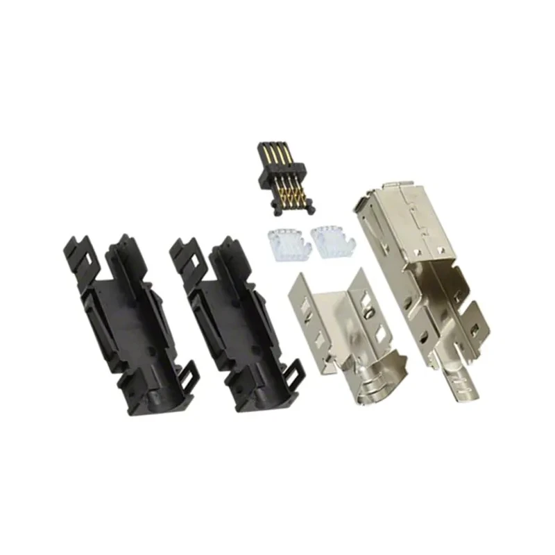 TE Connectivity Type II Cable Straight Mini I/O Connector Female 8 Way Shielded 1-2201864-1
