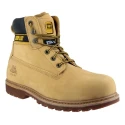 CAT Holton Honey Steel Toe Capped Men's Safety Boots Size UK 12, EU 47 Heat Resistant Rubber Sole P708215
