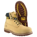 CAT Holton Honey Steel Toe Capped Men's Safety Boots Size UK 12, EU 47 Heat Resistant Rubber Sole P708215