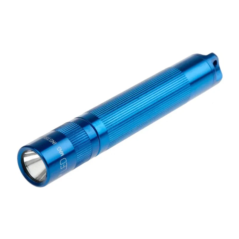 Maglite Solitaire LED Keyring Torch Blue 37 Lumens, Spot and Flood Beam, Aircraft Aluminium 81mm SJ3A112