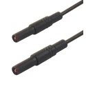 Hirschmann Test & Measurement Connector Test Lead 16A, 1000 V AC/DC, Black, 1 m Lead Length 934174100