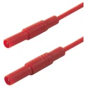 Hirschmann Test & Measurement Connector Test Lead 16A, 1000 V AC/DC, Red, 2 m Lead Length 934176101