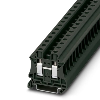 Phoenix Contact Feed Through Terminal Block 1-Level Black, 0.5-16 mm² Cable CSA, 76A, 1kV, Screw Termination 3046320
