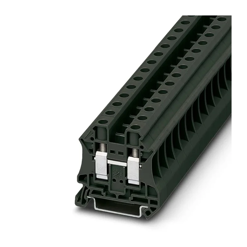 Phoenix Contact Feed Through Terminal Block 1-Level Black, 0.5-16 mm² Cable CSA, 76A, 1kV, Screw Termination 3046320