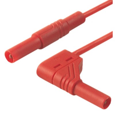 Hirschmann Test & Measurement Connector Test Lead 16A 1000V ac/dc Red 1m Lead Length 934182101