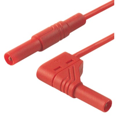 Hirschmann Test & Measurement Connector Test Lead 16A, 1000 V ac/dc, Red, 2 m Lead Length 934184101