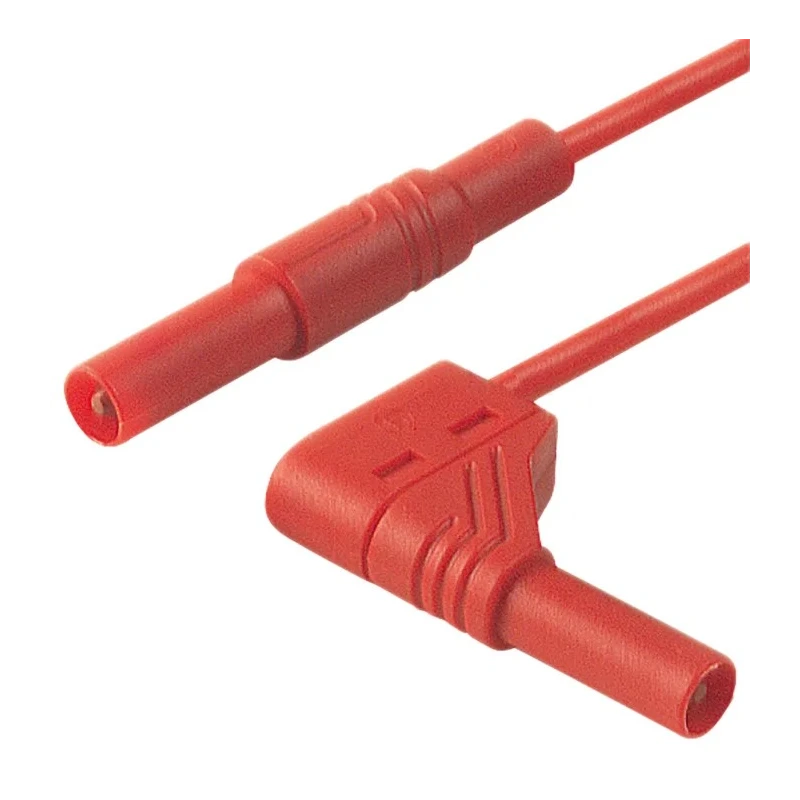 Hirschmann Test & Measurement Connector Test Lead 16A, 1000 V ac/dc, Red, 2 m Lead Length 934184101