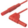 Hirschmann Test & Measurement Connector Test Lead 16A, 1000 V ac/dc, Red, 2 m Lead Length 934184101