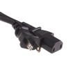 RS PRO IEC C17 to NEMA 1-15 Power Cord 2m Black PVC Jacket 125V 7A 901-0762