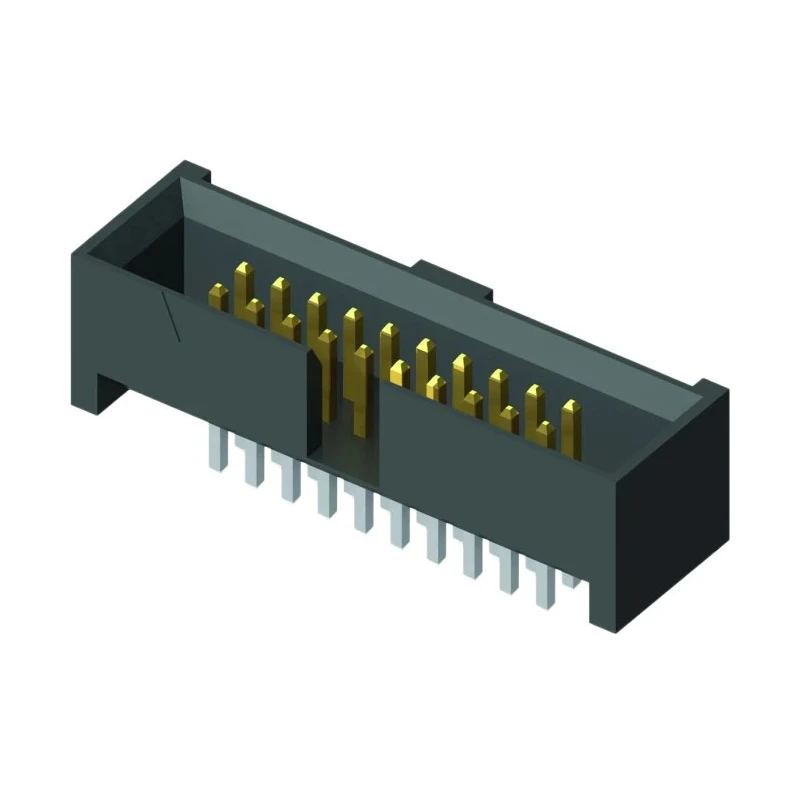 Samtec SHF Series Straight Through Hole PCB Header, 30 Contacts, 1.27 mm Pitch, 2 Row, Shrouded SHF-115-01-L-D-TH
