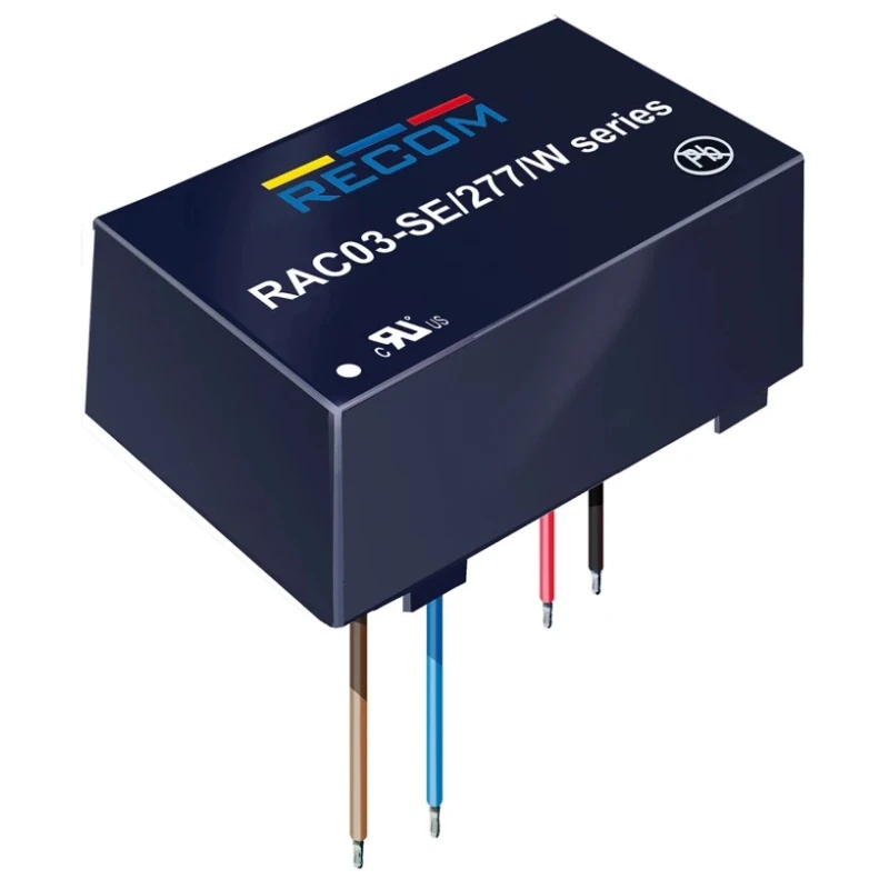 Recom Switching Power Supply 12V DC 3W 305V AC Chassis Mount RAC03-12SE/277/W