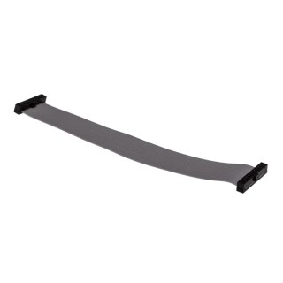 Samtec Flat Ribbon IDC Socket Cable Assembly, Grey PVC Jacket, 150 mm Length, TCSD-10-D-06.00-01-N