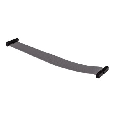 Samtec Flat Ribbon IDC Socket Cable Assembly, Grey PVC Jacket, 150 mm Length, TCSD-10-D-06.00-01-N