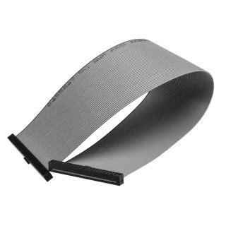 Samtec Flat Ribbon IDC Socket Cable Assembly 250 mm Length TCSD Series TCSD-20-D-10.00-01-N