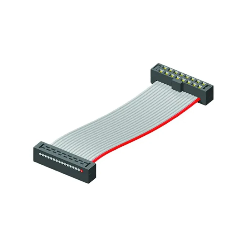 Samtec TCSD Series Flat Ribbon IDC Socket Cable Assembly 250mm Length TCSD-25-D-10.00-01-N