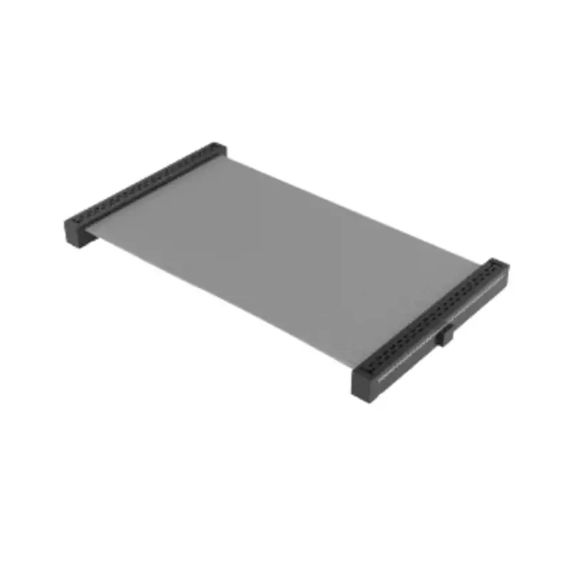 Samtec TCSD Series Flat Ribbon IDC Socket Cable Assembly 200 mm Length, PVC Jacket, Grey, 2.8A Current TCSD-20-D-08.00-01-N