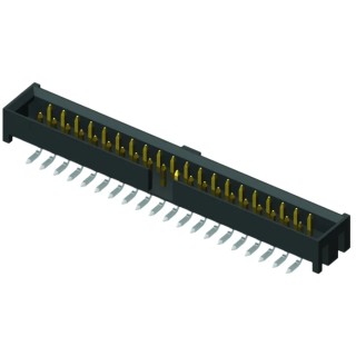 Samtec STMM Series Straight Surface PCB Header 34 Contacts 2 mm Pitch 2 Row Shrouded STMM-117-02-L-D-SM