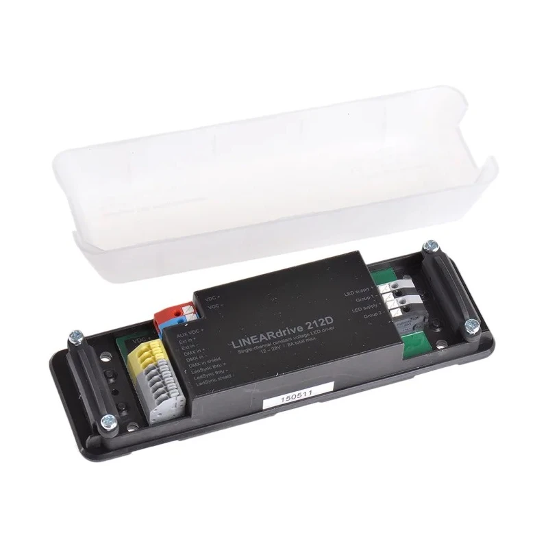 eldoLED 2 Output LED Driver, 12V / 24V, 200W, 8A DMX, Constant Voltage, Surface Mount LIN212D1