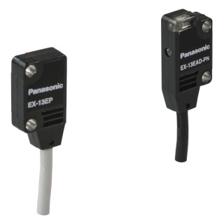 Panasonic Through Beam Photoelectric Sensor, Block Style, 150 mm Detection Range, PNP Output, IP67 Rated EX-11A-PN