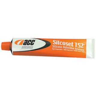 Acc Silicones Industrial White Silicone Sealant Paste Tube 75 ml 740010640