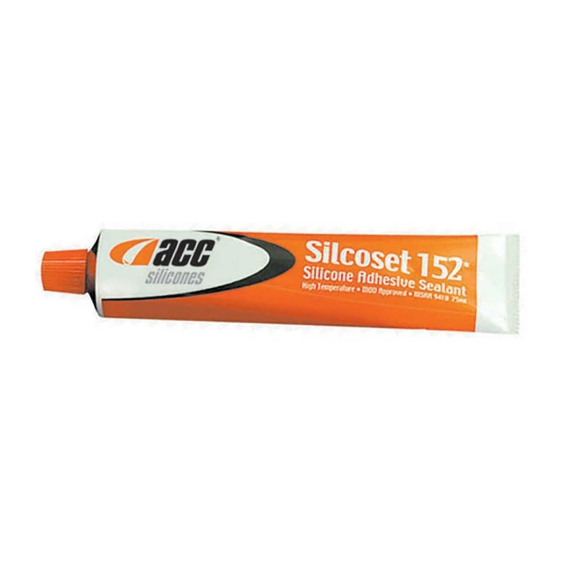 Acc Silicones Industrial White Silicone Sealant Paste Tube 75 ml 740010640