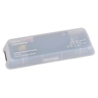 eldoLED 2 Output LED Driver, 12V, 24V, 200W, 8A DMX Constant Voltage Enclosed Surface Mount LIN222D1