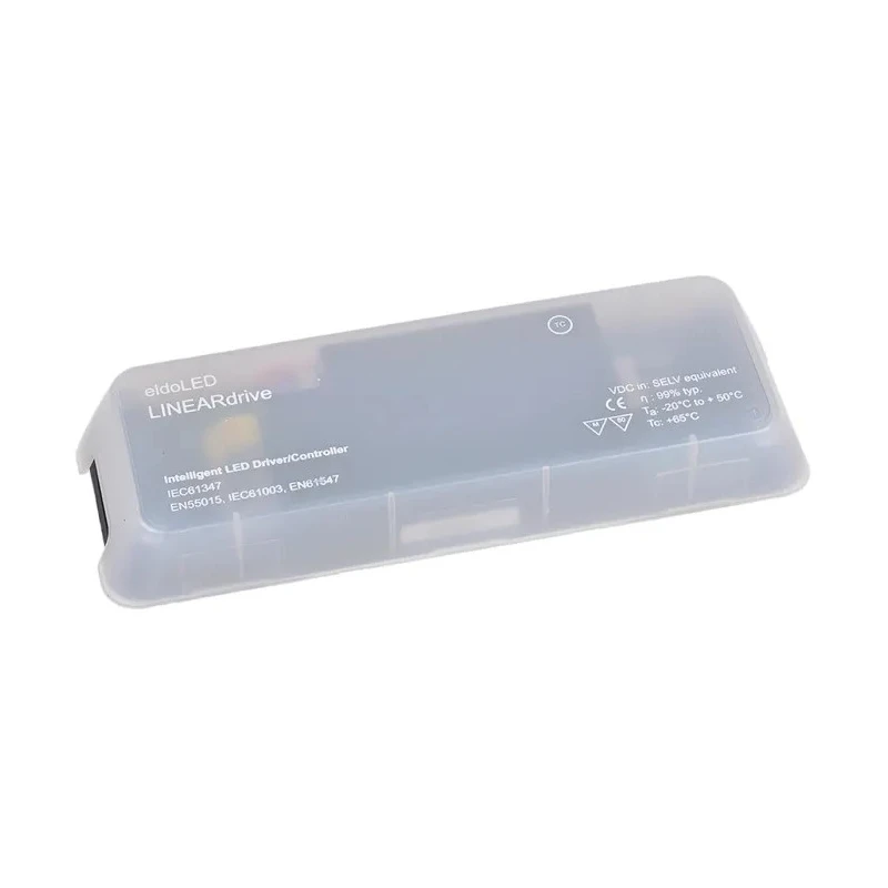 eldoLED 2 Output LED Driver, 12V, 24V, 200W, 8A DMX Constant Voltage Enclosed Surface Mount LIN222D1