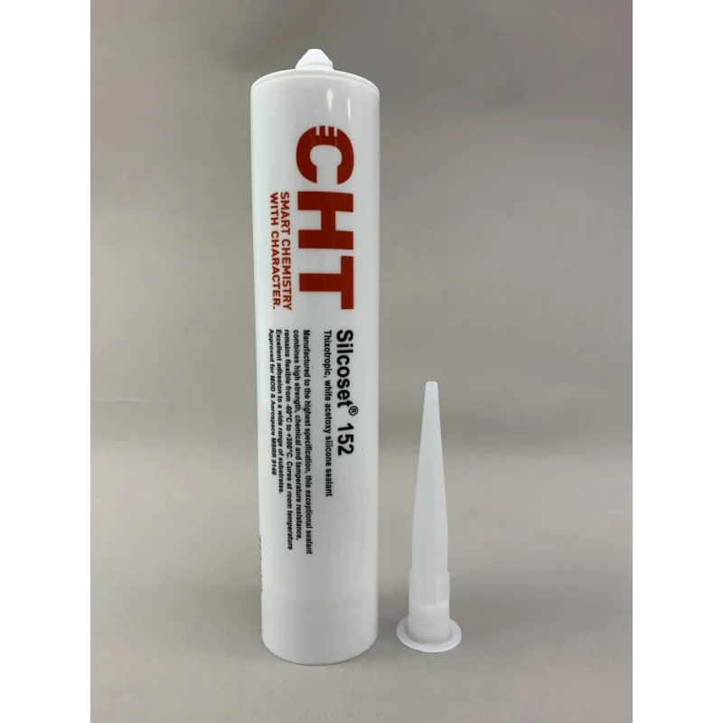 Acc Silicones White Silicone Adhesive Sealant Paste Cartridge 310 ml 740010645