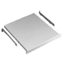 nVent HOFFMAN Black Powder Coated Stainless Steel Server Rack Tray, 1U, 68kg Load, 440mm Width x 500mm Depth x P19VSH68B