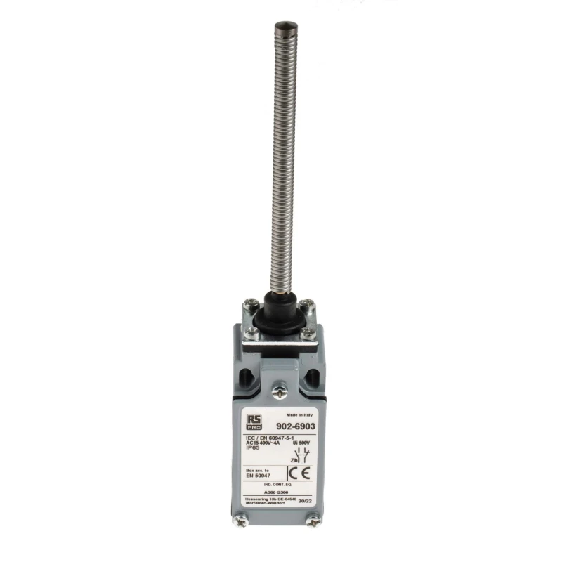 RS PRO Coil Spring Limit Switch, 1 NO/1 NC, IP66 Zinc Alloy Housing, 400 V AC, 10 A IP66