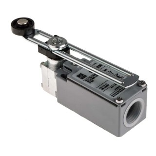 RS PRO Adjustable Roller Lever Limit Switch, 1 NO/1 NC Contact, Zinc Alloy Housing, 400 V AC, 10 A Electrical Current IP66