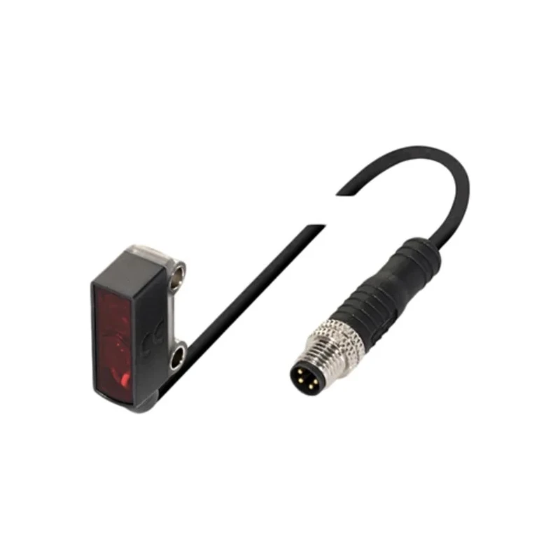 BALLUFF Retroreflective Photoelectric Sensor, Block Sensor, 0 to 3 m Detection Range, PNP Output BOS R020K-PS-PR11-00,2-S49