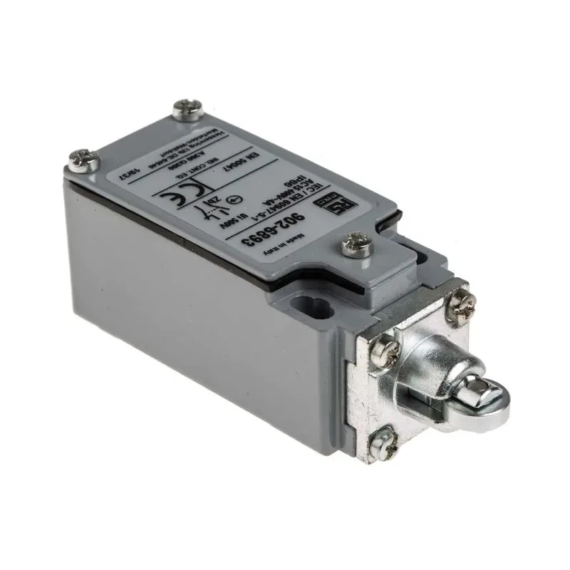 RS PRO Roller Plunger Limit Switch, 1 NO/1 NC, IP66 Zinc Alloy Housing, 400V AC, 10A IP66