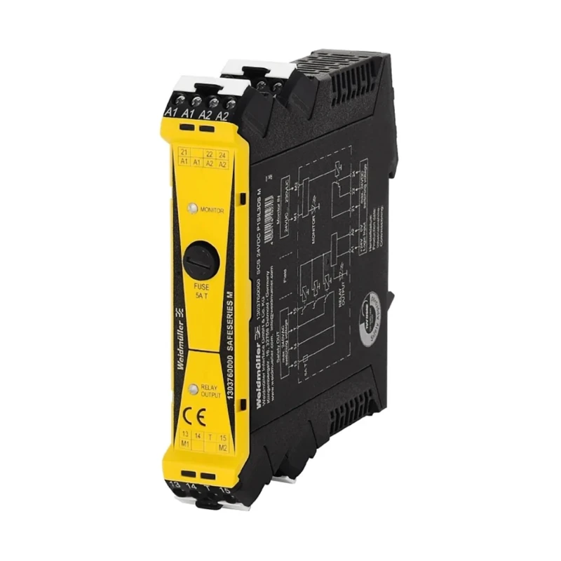 Weidmüller SCS Safety Relay 24V dc, Screw Terminal, DIN Rail Mount, IP20 1303760000