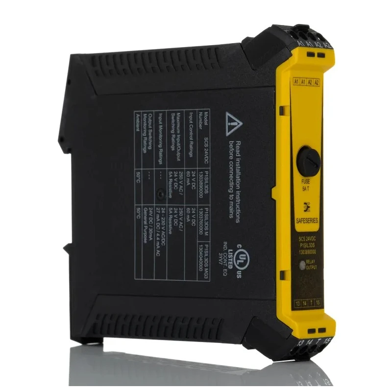 Weidmüller Safety Relay, 24V DC Coil Voltage, 8A Contact Current, IP20, Screw Terminal, 1303890000