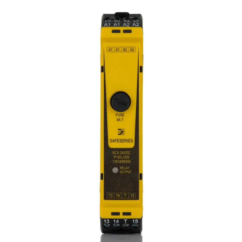 Weidmüller Safety Relay, 24V DC Coil Voltage, 8A Contact Current, IP20, Screw Terminal, 1303890000