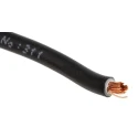 RS PRO Black 2.5 mm² Hook Up Wire, 14 AWG, 45/0.25 mm Core Strands, 100 m Length, Polyvinyl Chloride Sheath 902-8408